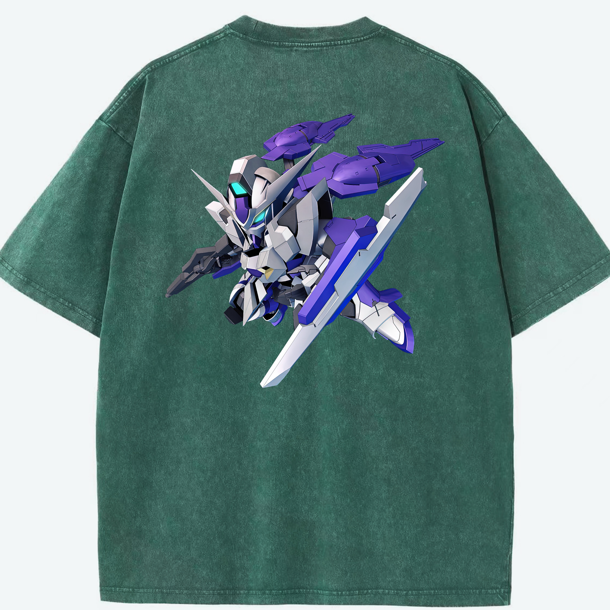 （画像用） 機動戦士ガンダム Mobile Suit Gundam 綿100% ヴィンテージ風 半袖Tシャツ（背面プリント）